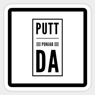 Putt Punjab Da Sticker